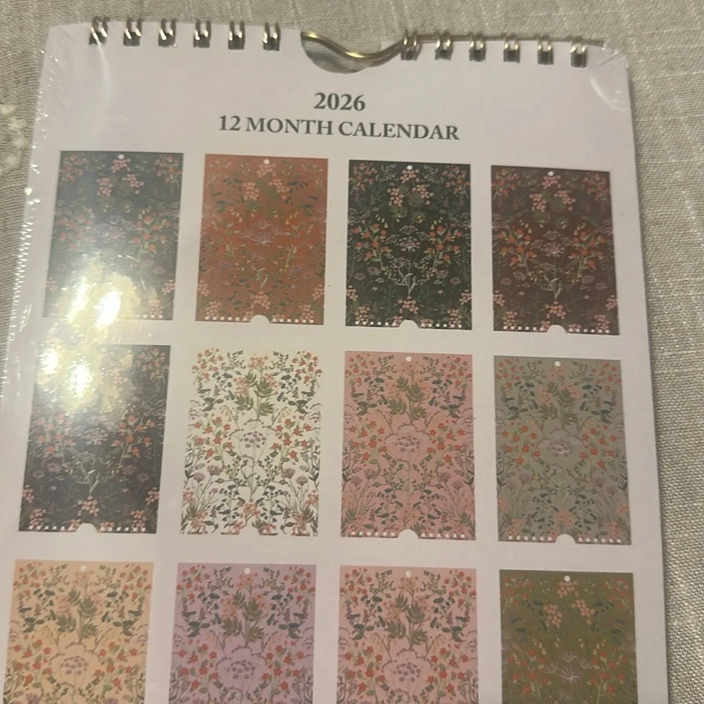 Lady Jayne August 2025-July 2026 mini calendar